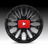 Fuel Rebar 6 D847 Blackout Custom Truck Wheels 4